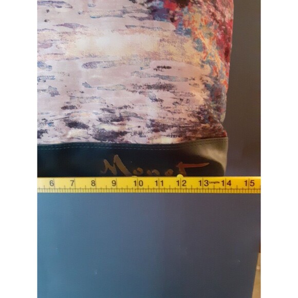Claude Monet Impressionist Painting Tote Bag Green - Picture 4 of 9